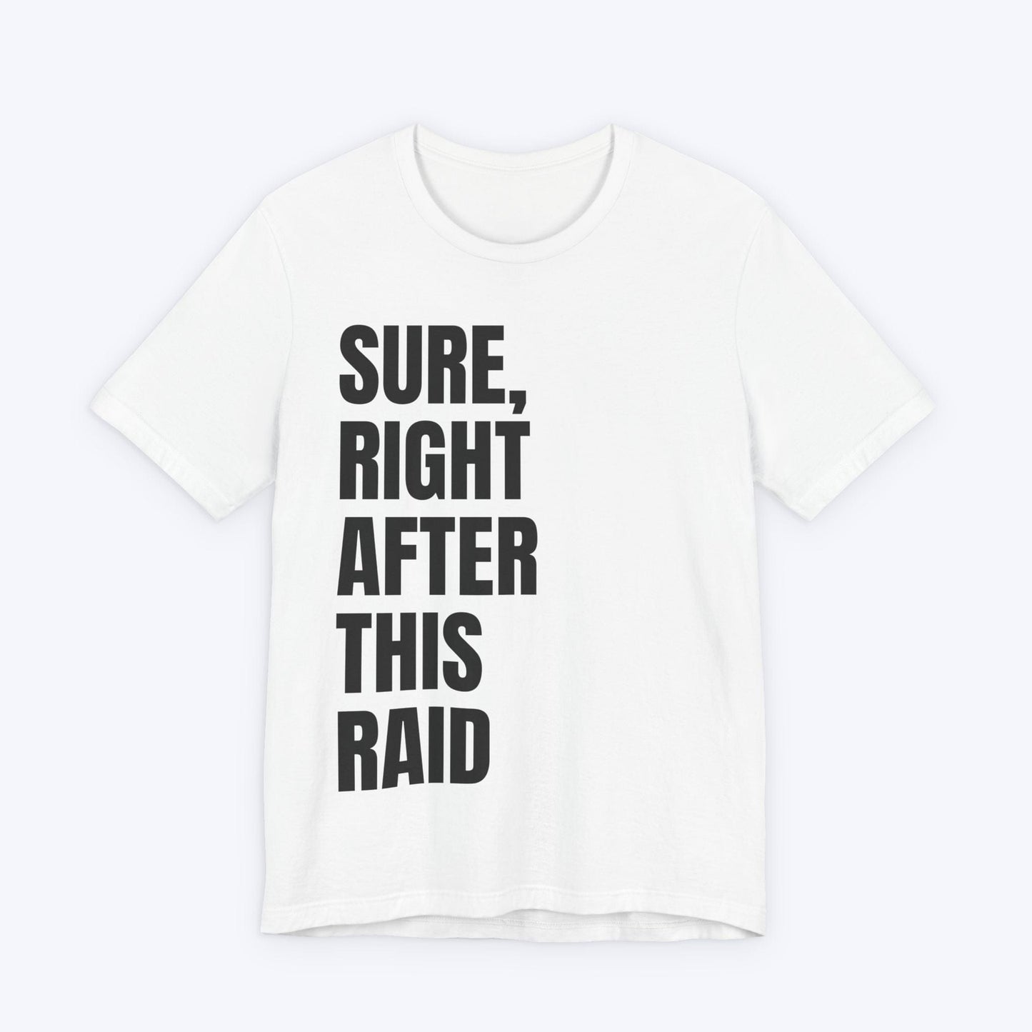 T-Shirt White / S Right After This Raid T-shirt