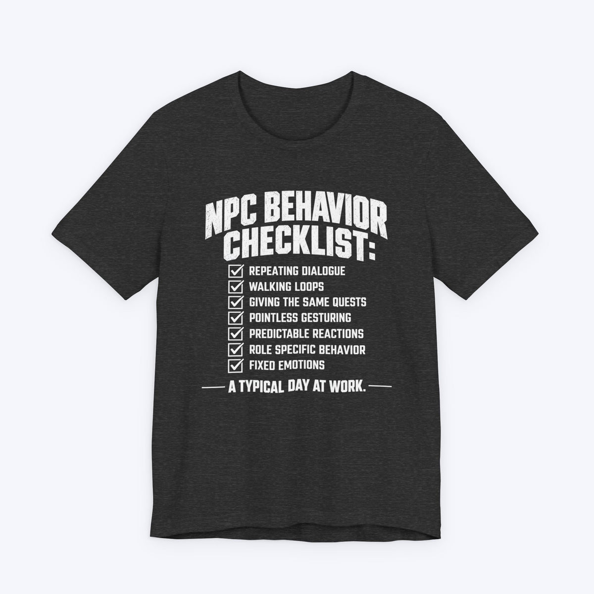 NPC Checklist T-shirt