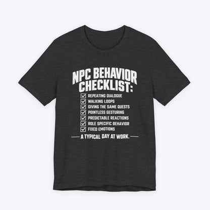 NPC Checklist T-shirt