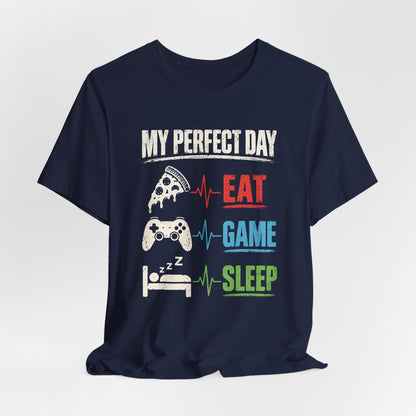 Food, Games, Sleep T-shirt