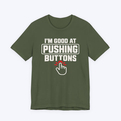 Red Button T-shirt