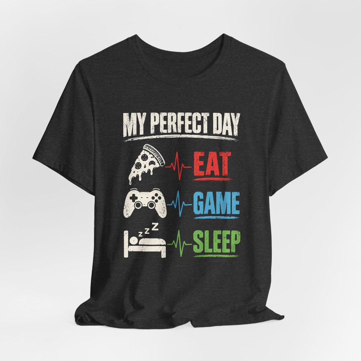Food, Games, Sleep T-shirt
