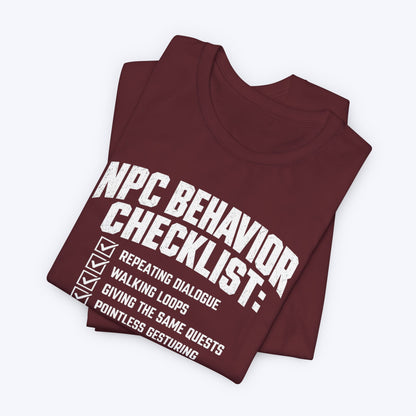 NPC Checklist T-shirt
