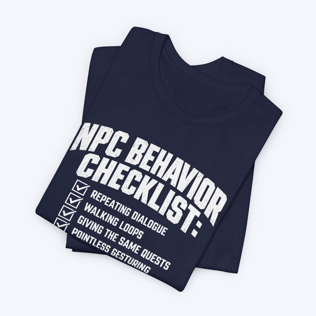 NPC Checklist T-shirt
