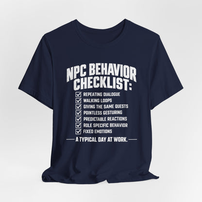 NPC Checklist T-shirt