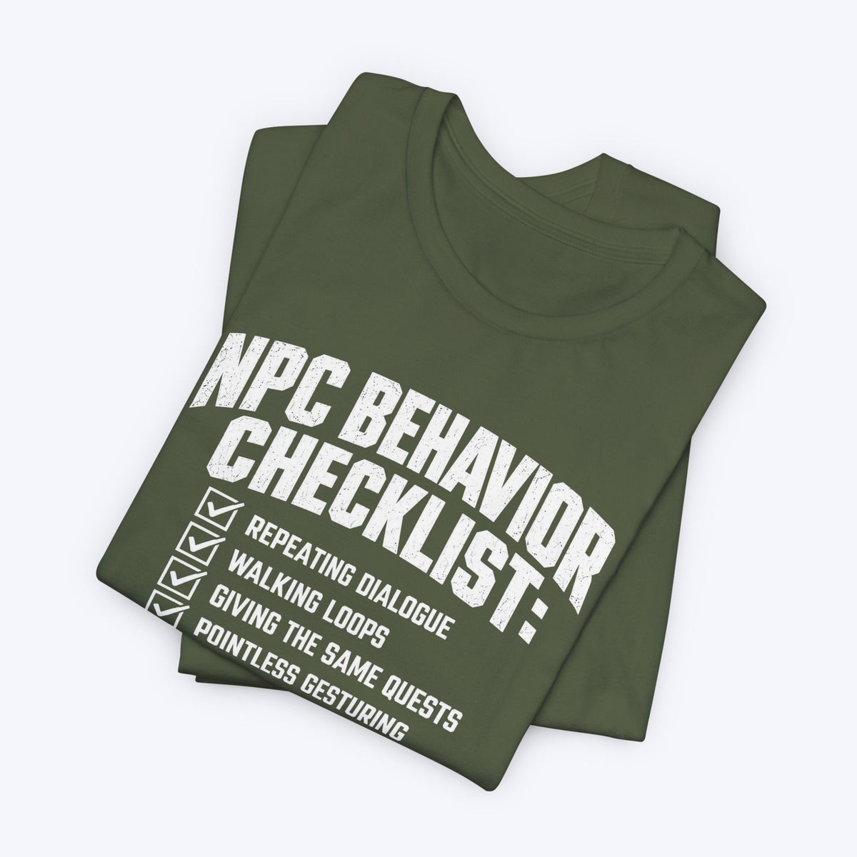 NPC Checklist T-shirt