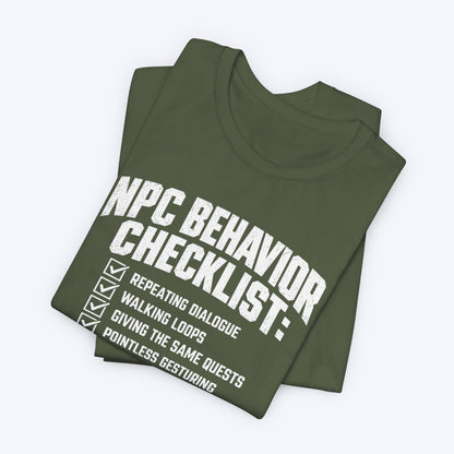NPC Checklist T-shirt
