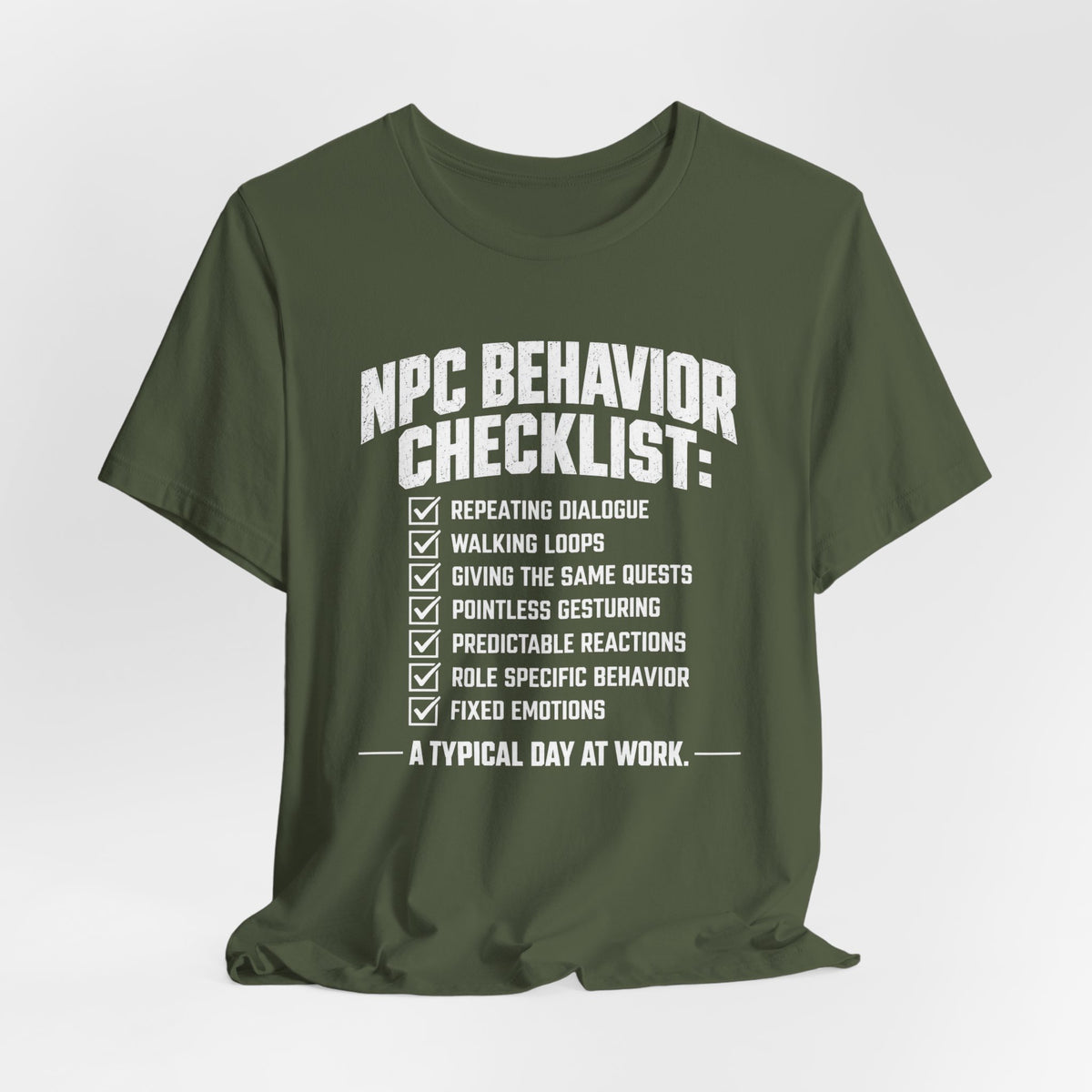NPC Checklist T-shirt