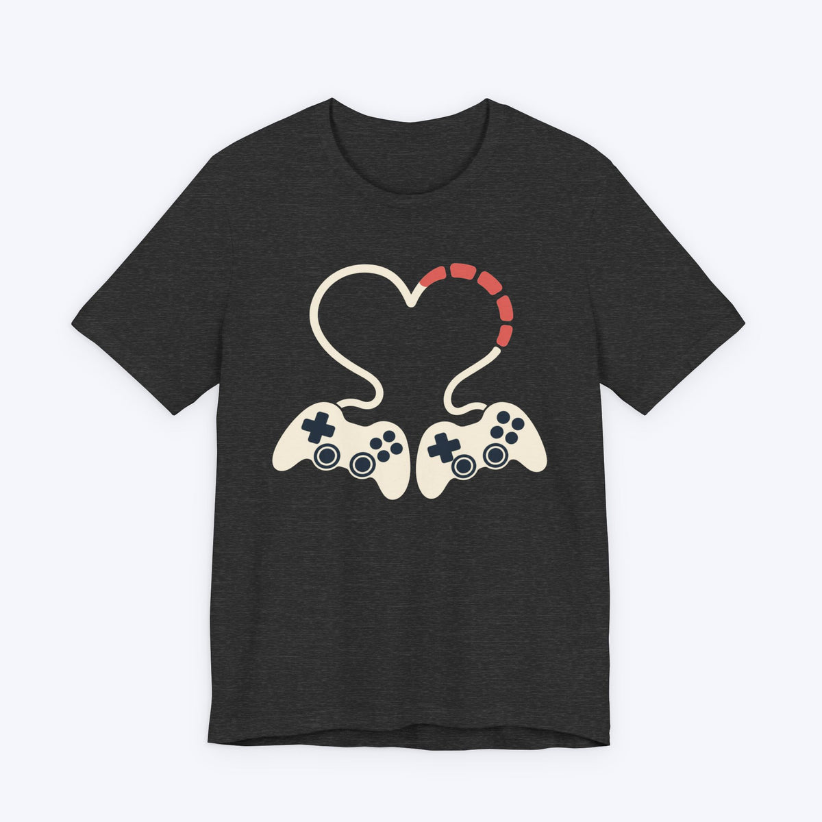 2 Gamers 1 Heart T-shirt