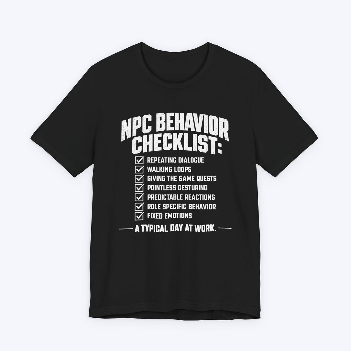 NPC Checklist T-shirt