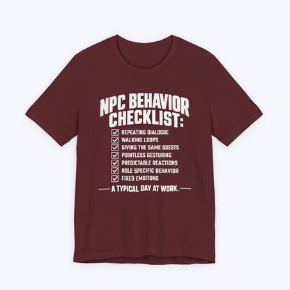 NPC Checklist T-shirt