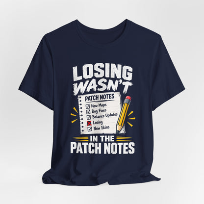 Patch Notes T-shirt