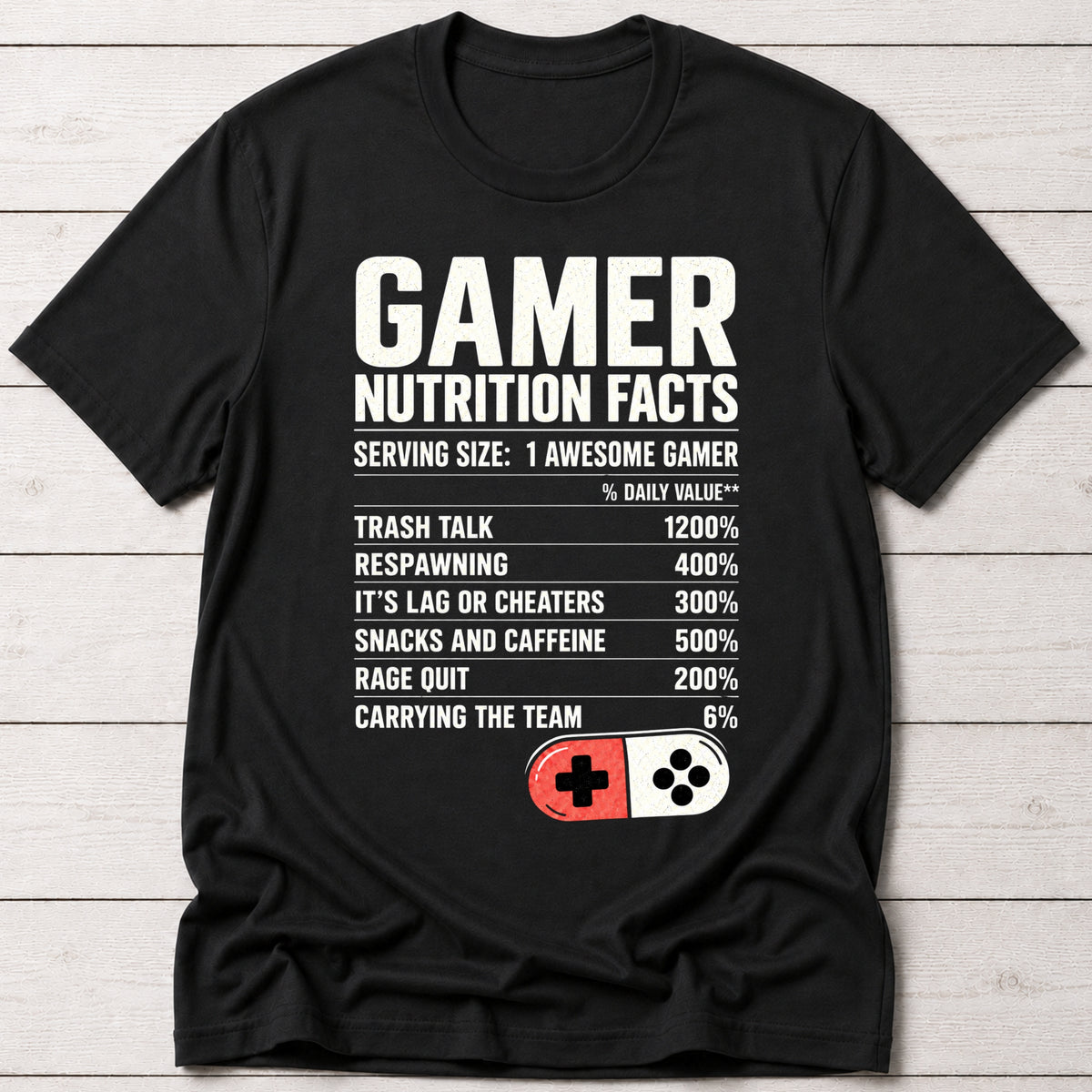 Nutrition Facts T-shirt