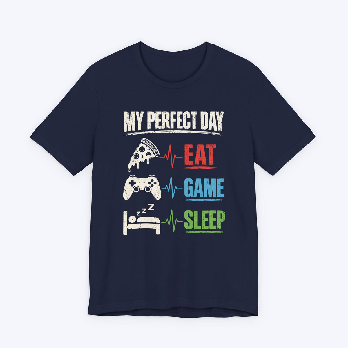 Food, Games, Sleep T-shirt
