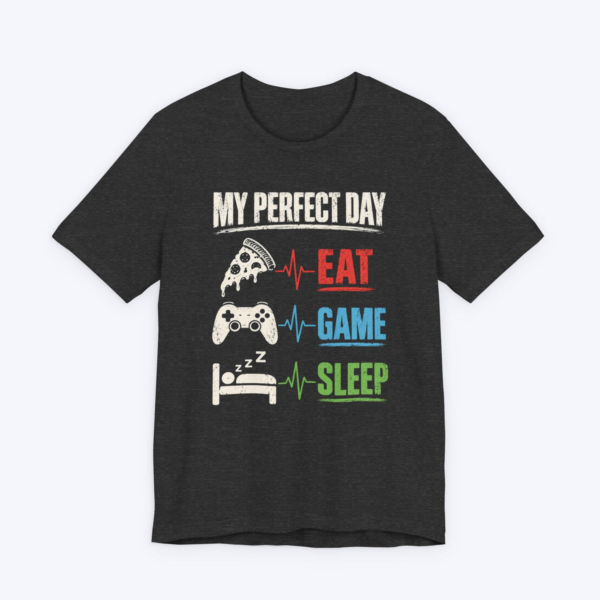 Food, Games, Sleep T-shirt