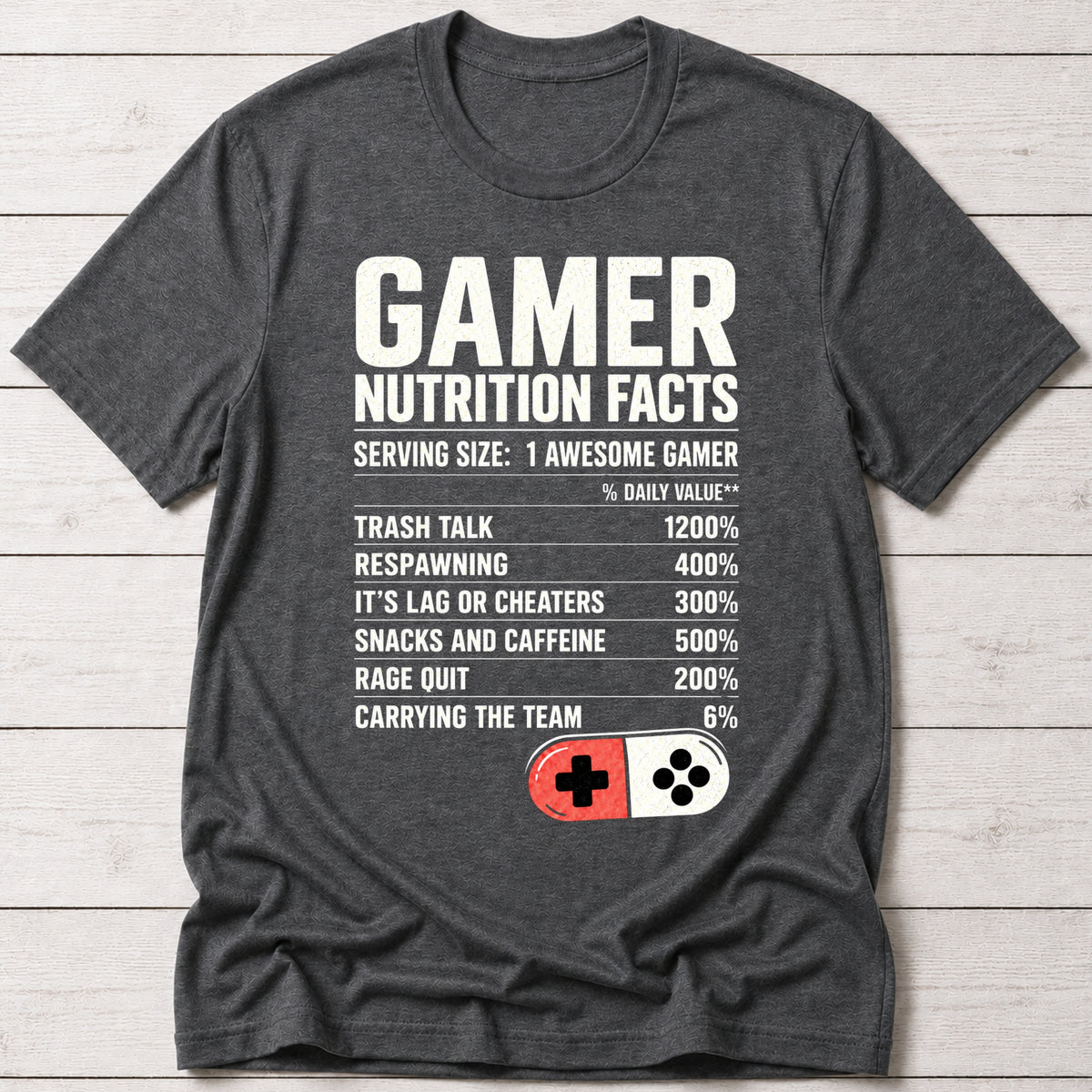 Nutrition Facts T-shirt