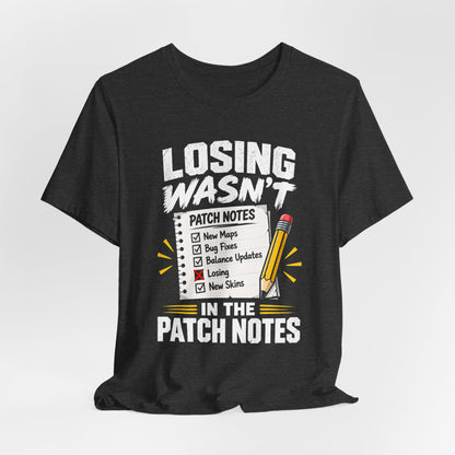 Patch Notes T-shirt