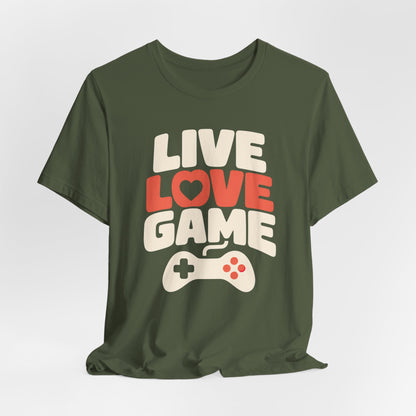 Live Love Game T-shirt