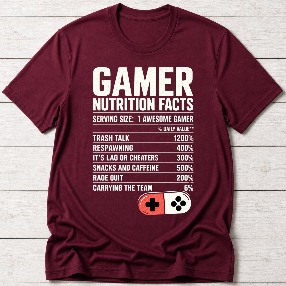 Nutrition Facts T-shirt