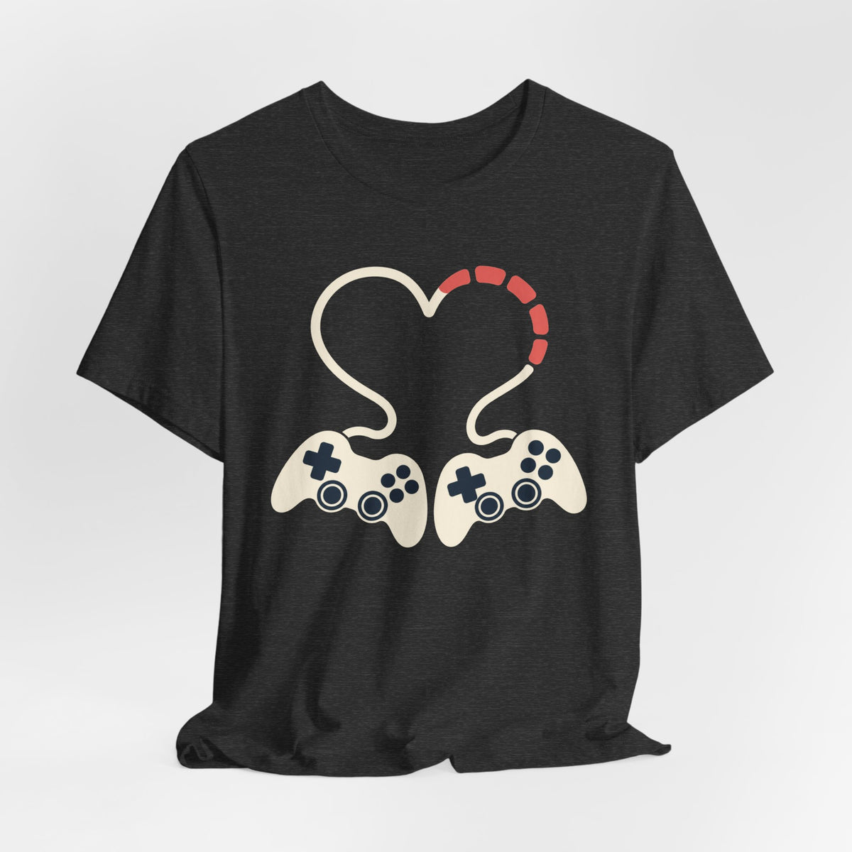 2 Gamers 1 Heart T-shirt