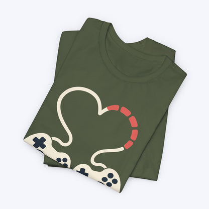 2 Gamers 1 Heart T-shirt