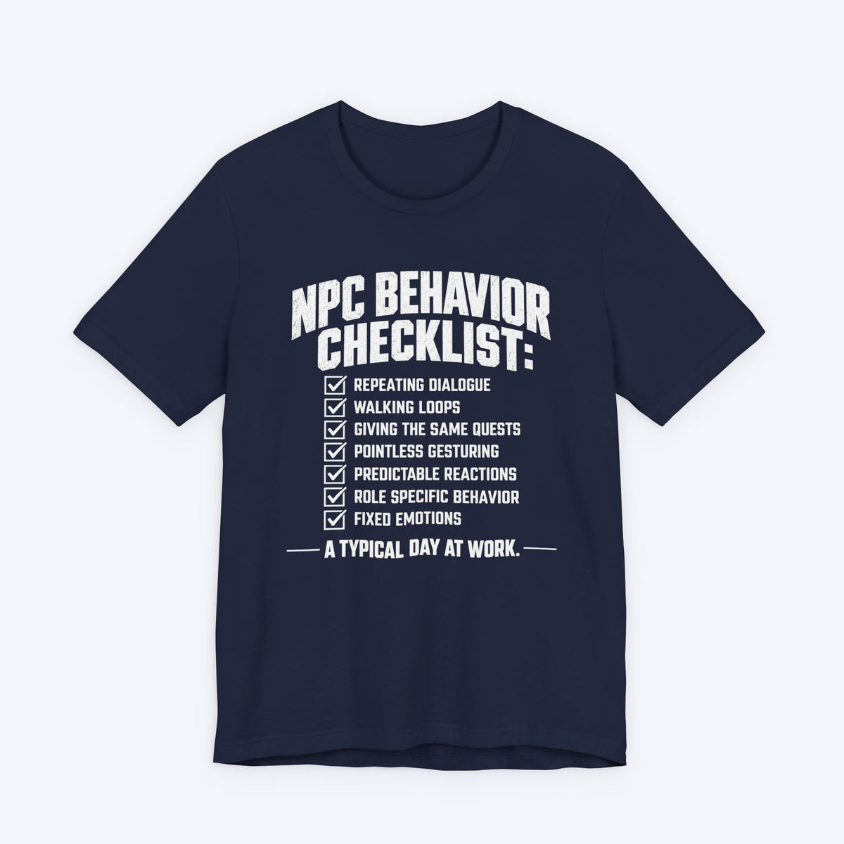 NPC Checklist T-shirt
