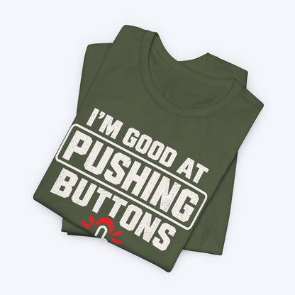 Red Button T-shirt