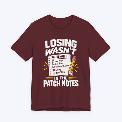 Patch Notes T-shirt