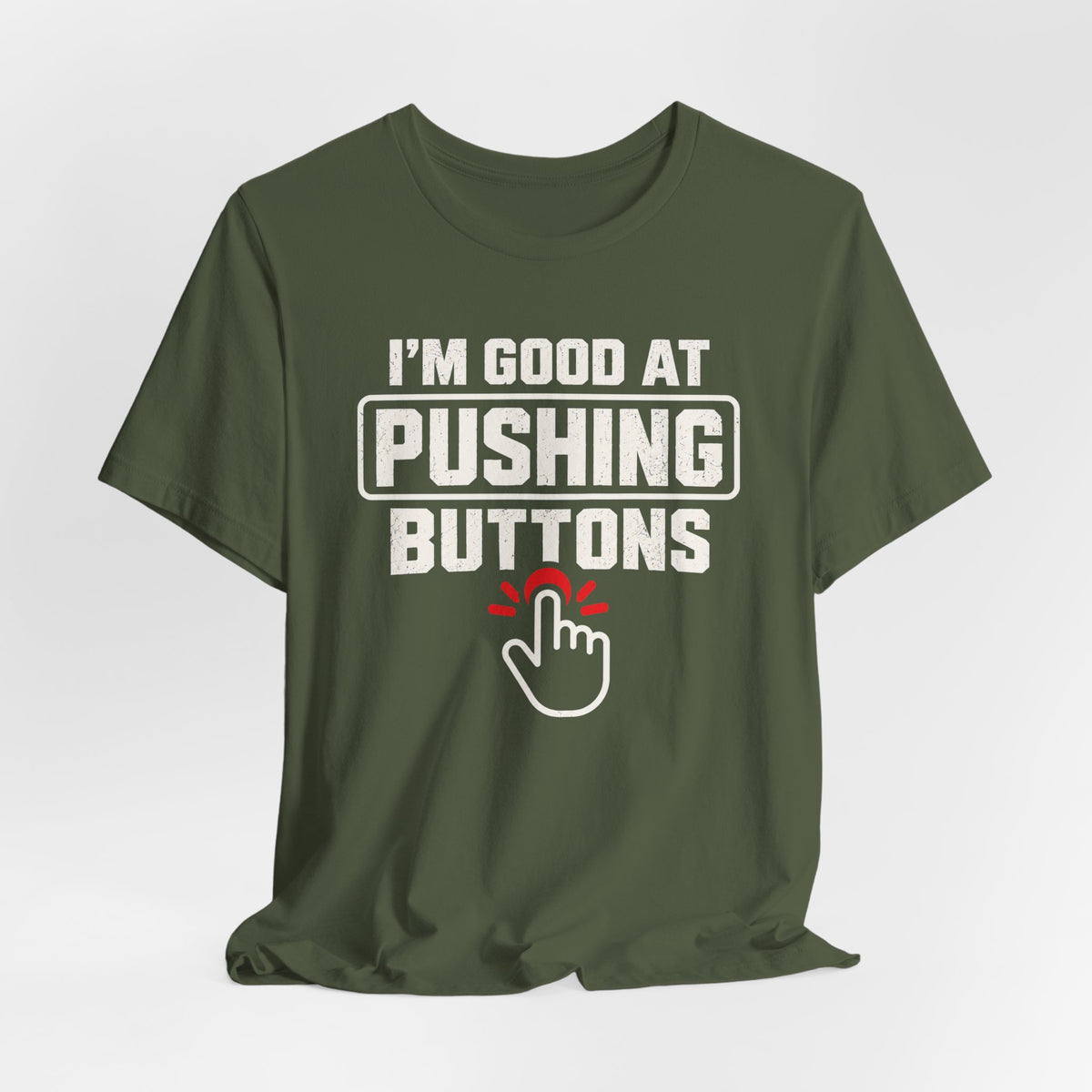 Red Button T-shirt