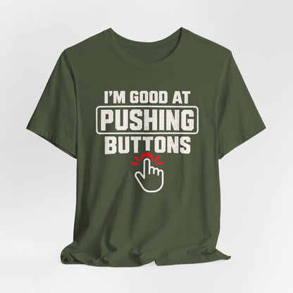 Red Button T-shirt