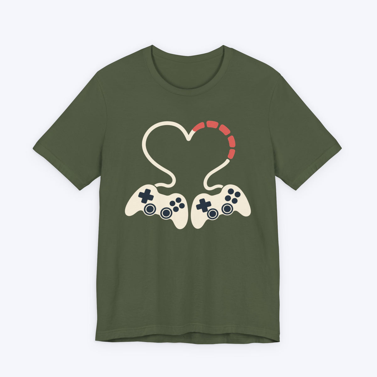 2 Gamers 1 Heart T-shirt