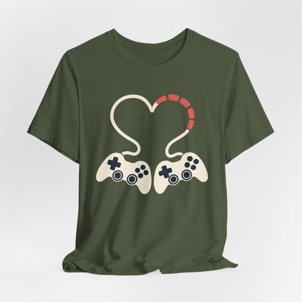 2 Gamers 1 Heart T-shirt