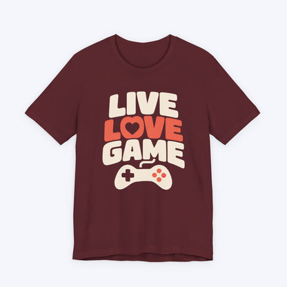 Live Love Game T-shirt