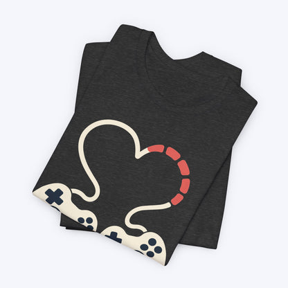 2 Gamers 1 Heart T-shirt