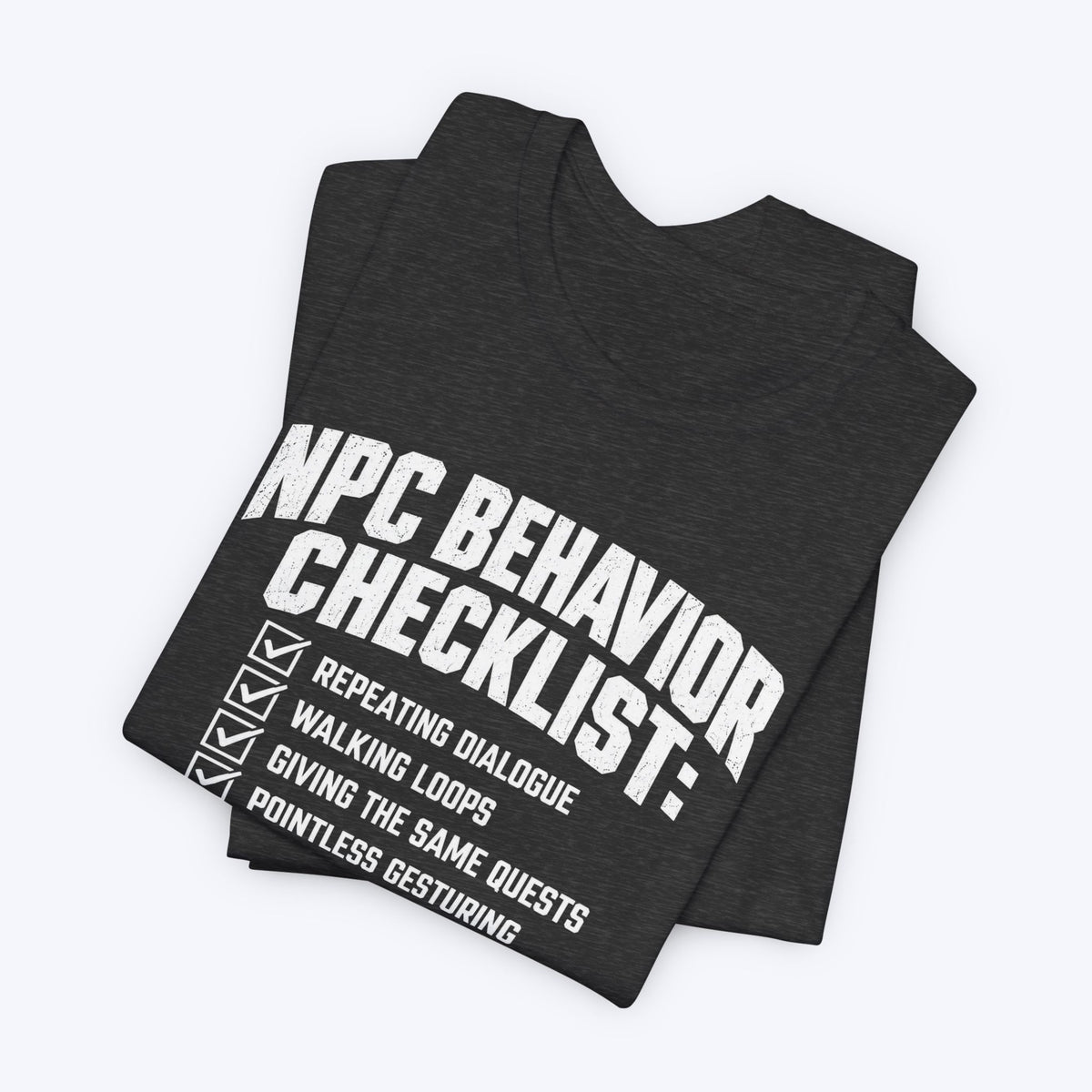 NPC Checklist T-shirt