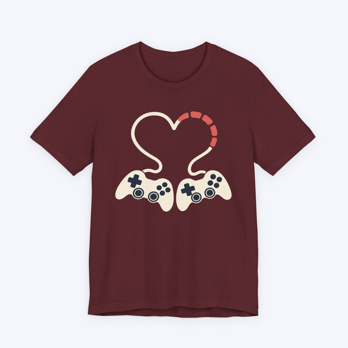 2 Gamers 1 Heart T-shirt