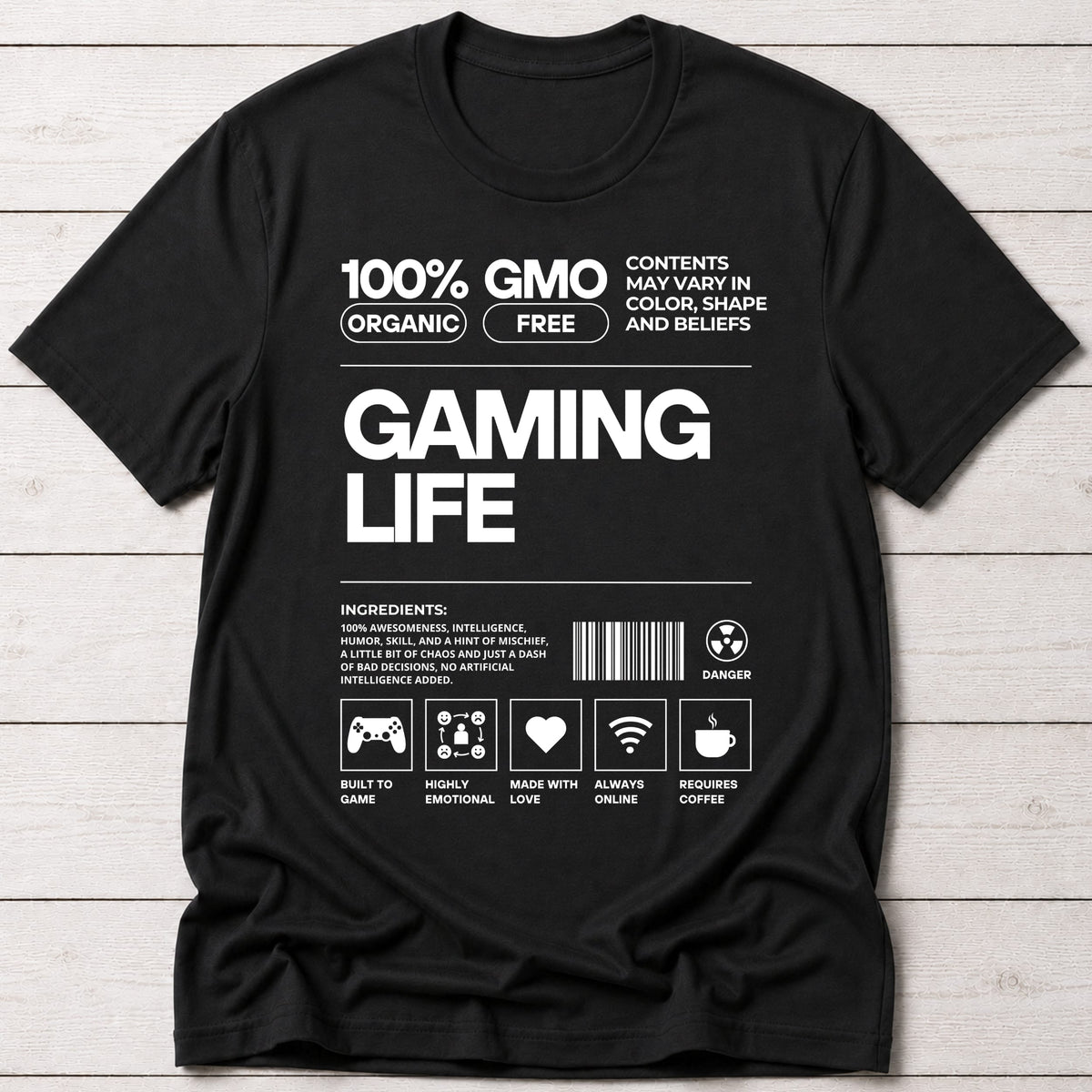 T-Shirt Black / S 100% Organic T-shirt