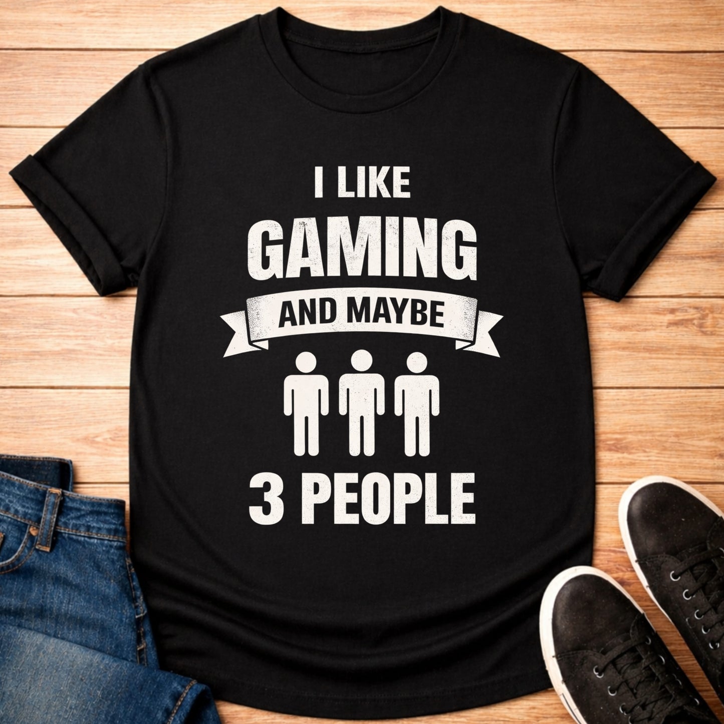 T-Shirt Black / S 3 People Limit T-shirt