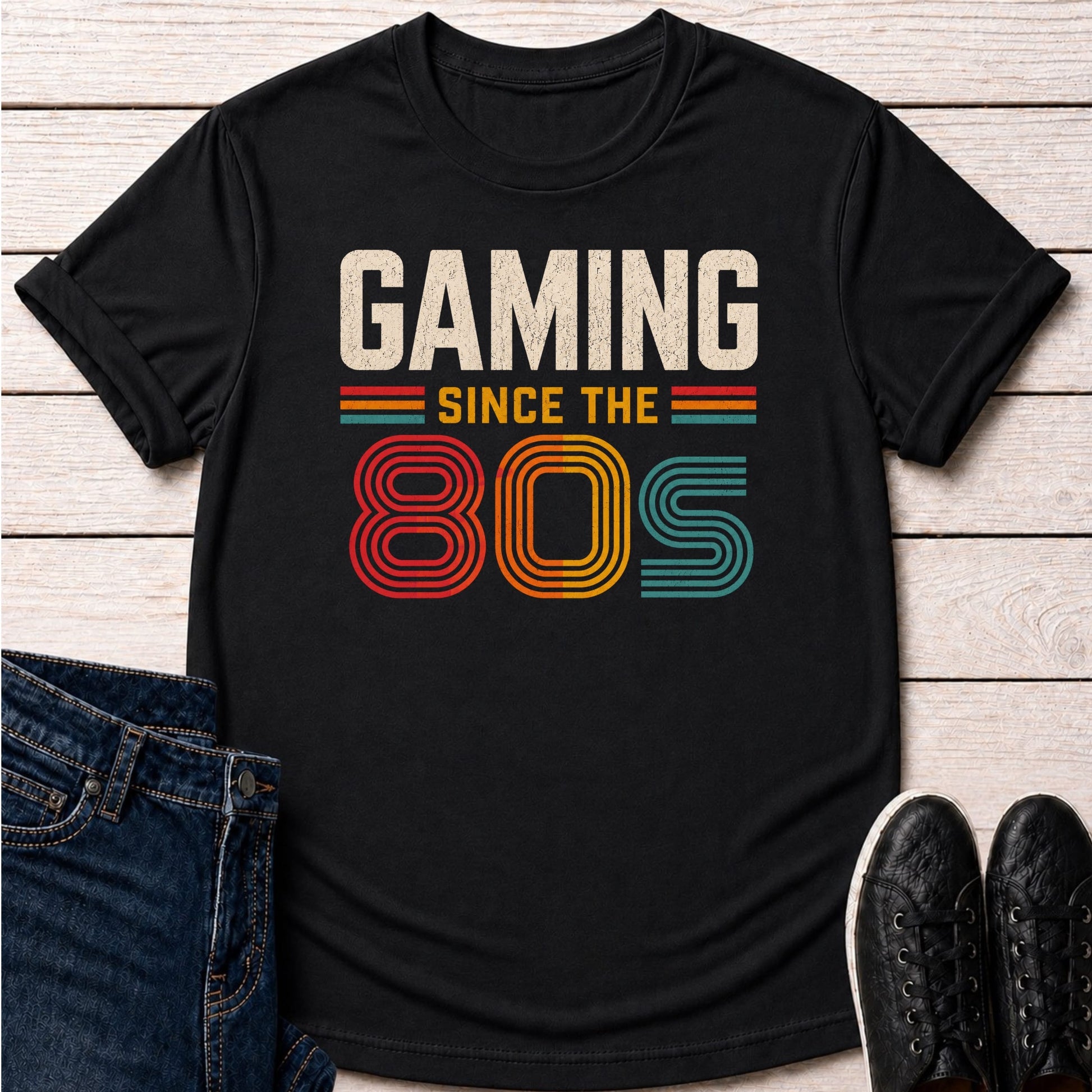 T-Shirt Black / S 80s Gamer T-shirt