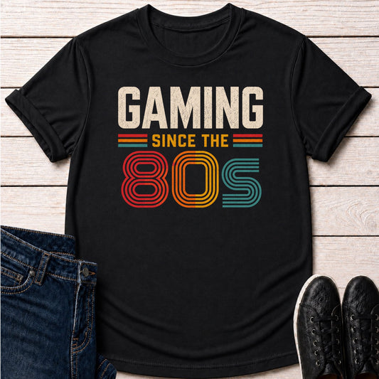 T-Shirt Black / S 80s Gamer T-shirt