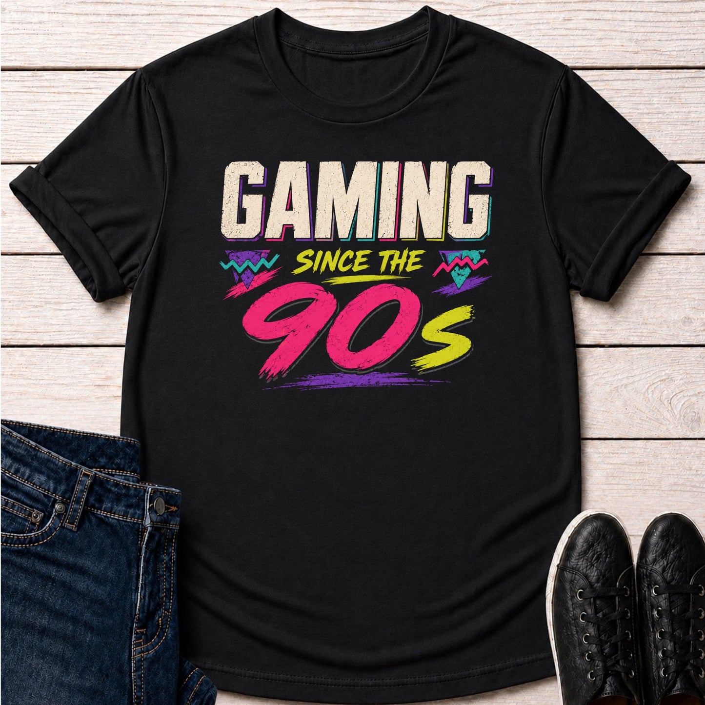 T-Shirt Black / S 90s Gamer T-shirt