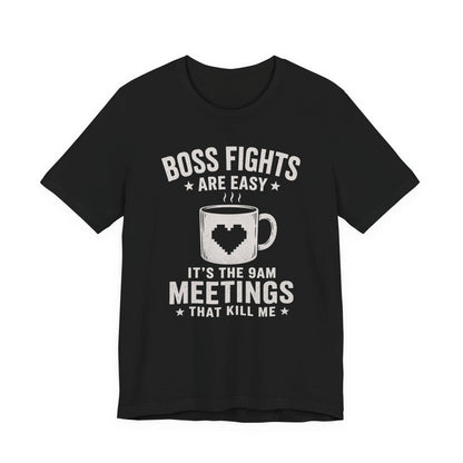 T-Shirt Black / S 9am Meetings T-shirt