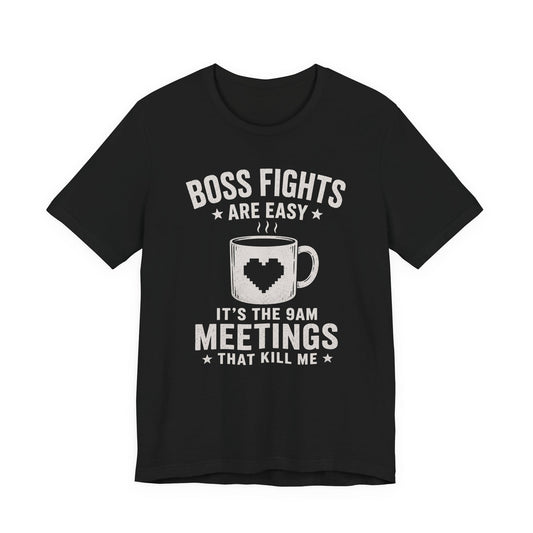T-Shirt Black / S 9am Meetings T-shirt