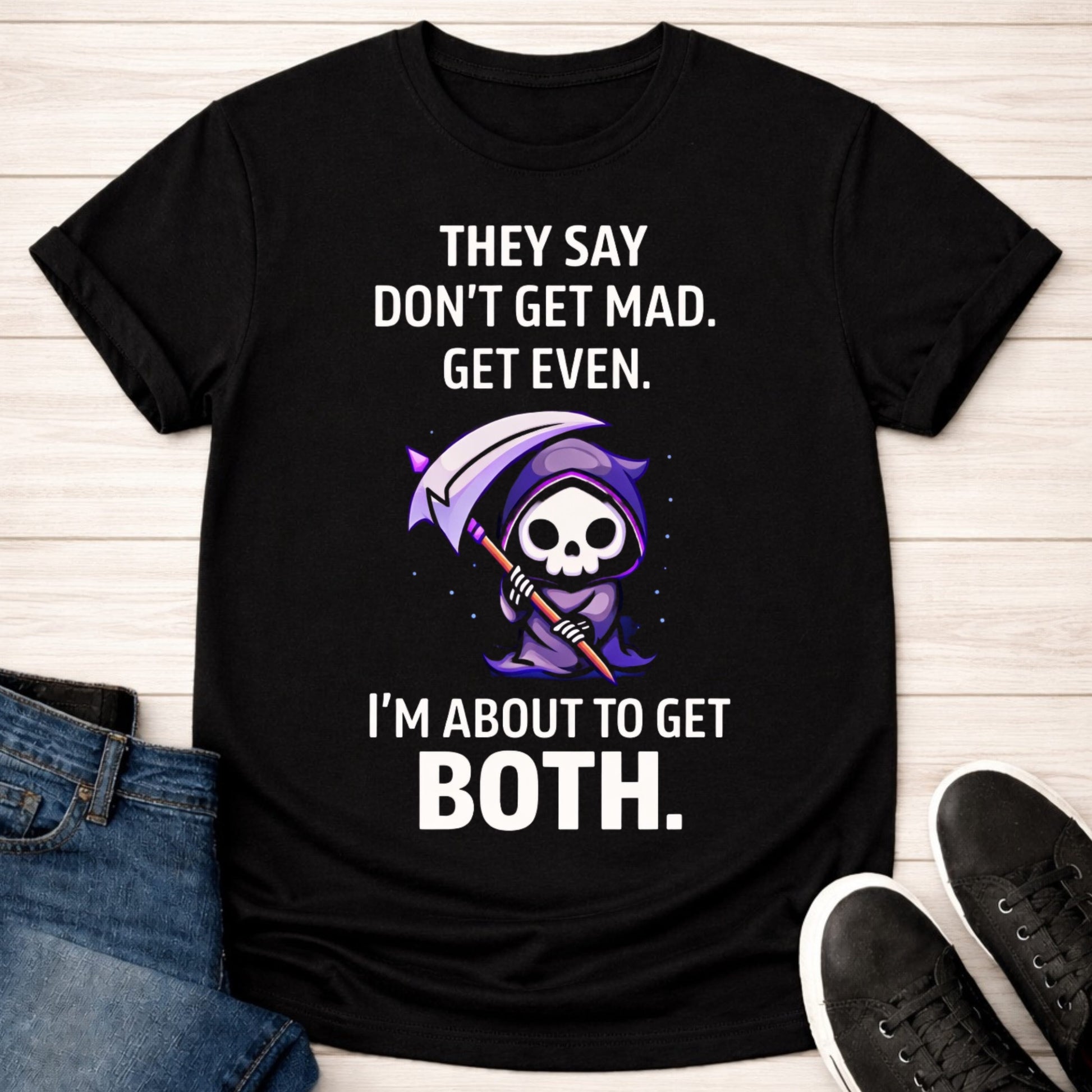 T-Shirt Black / S About to Get Both T-shirt