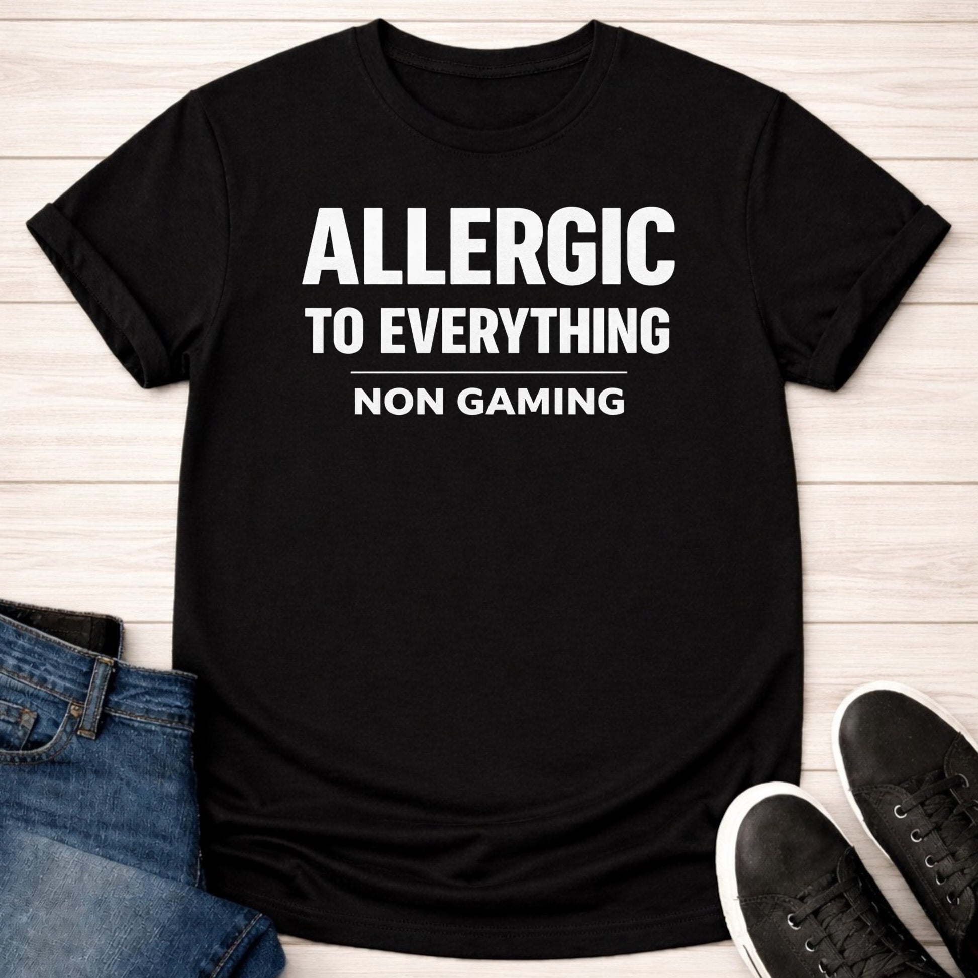 T-Shirt Black / S Allergic to Everything T-shirt