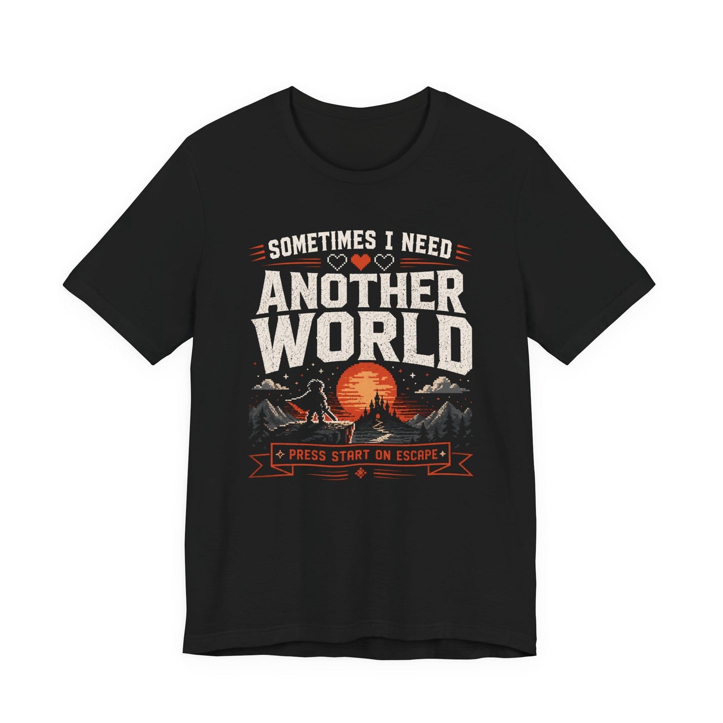 T-Shirt Black / S Another World Awaits T-shirt