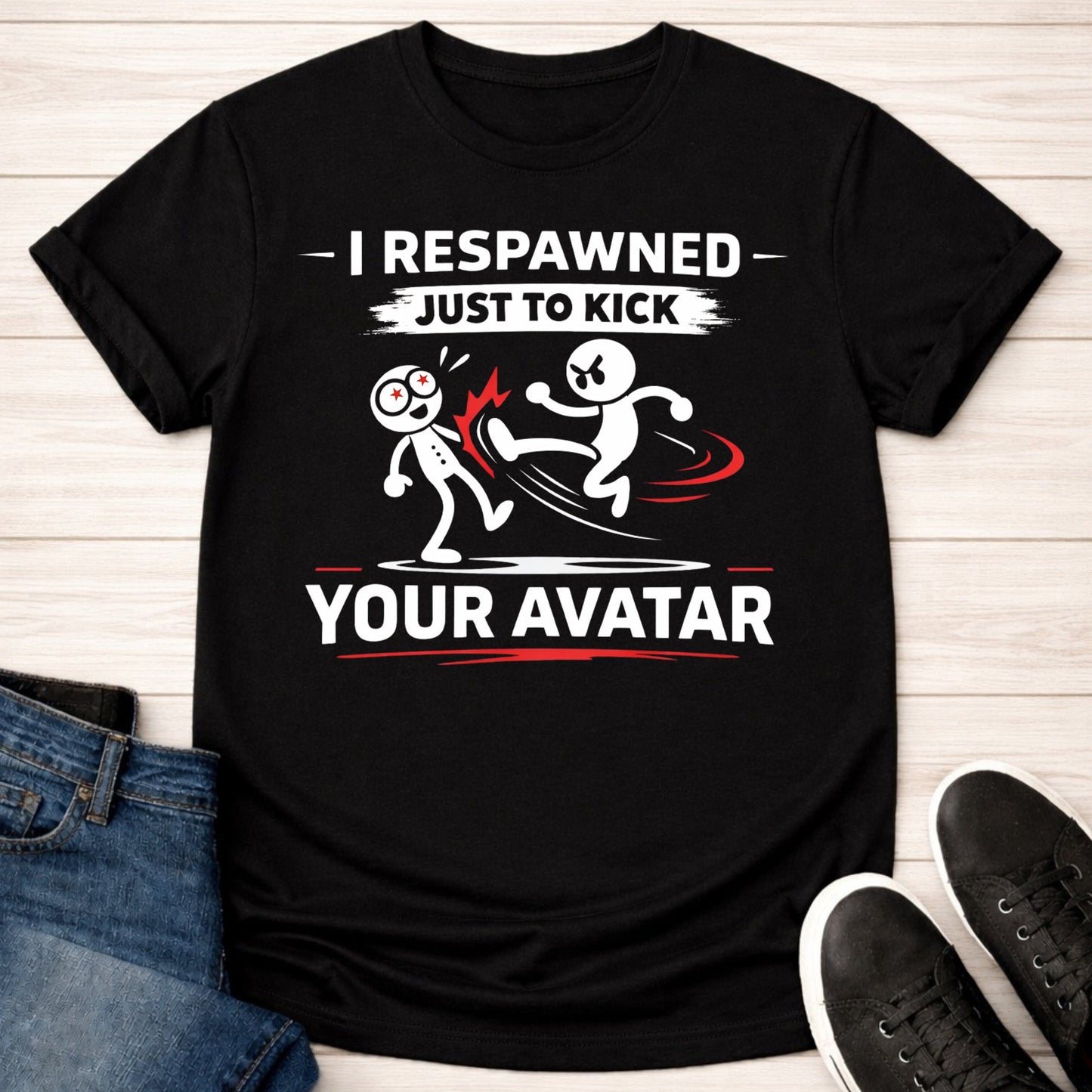 T-Shirt Black / S Avatar Kicker T-shirt