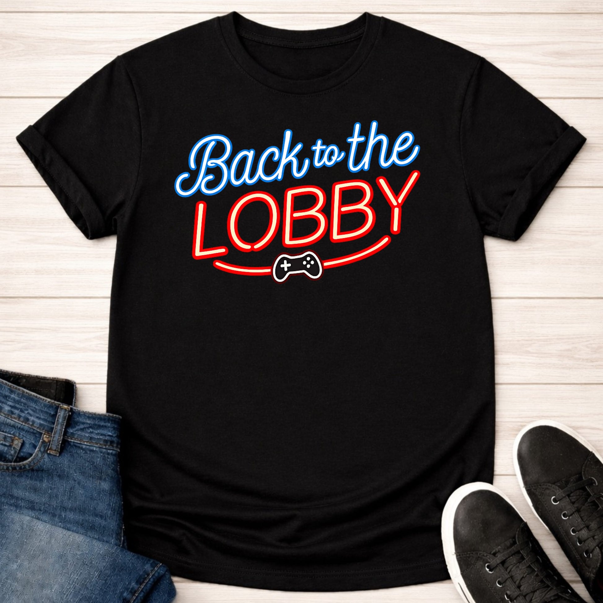 T-Shirt Black / S Back to the Lobby T-shirt
