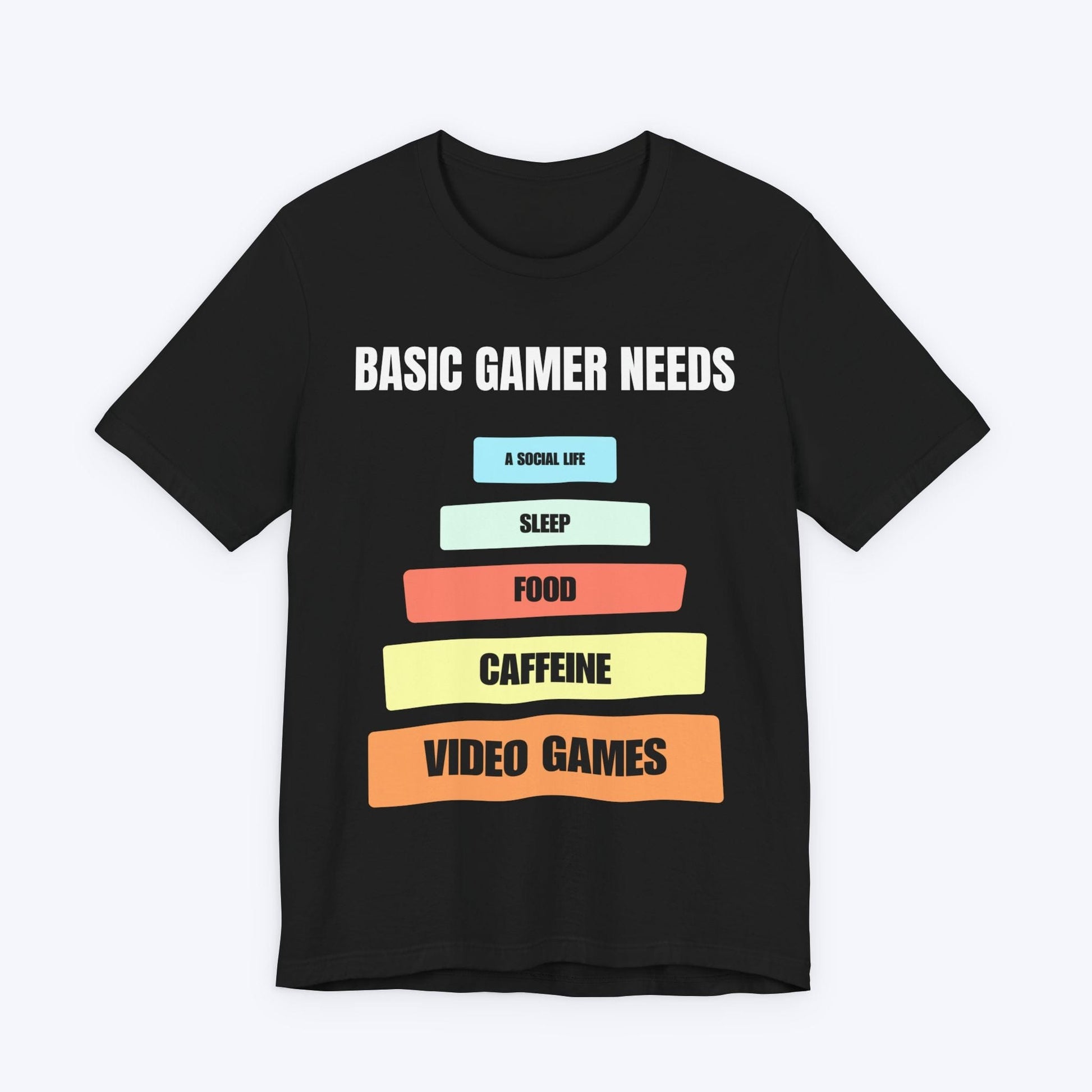 T-Shirt Black / S Basic Gamer Needs T-shirt