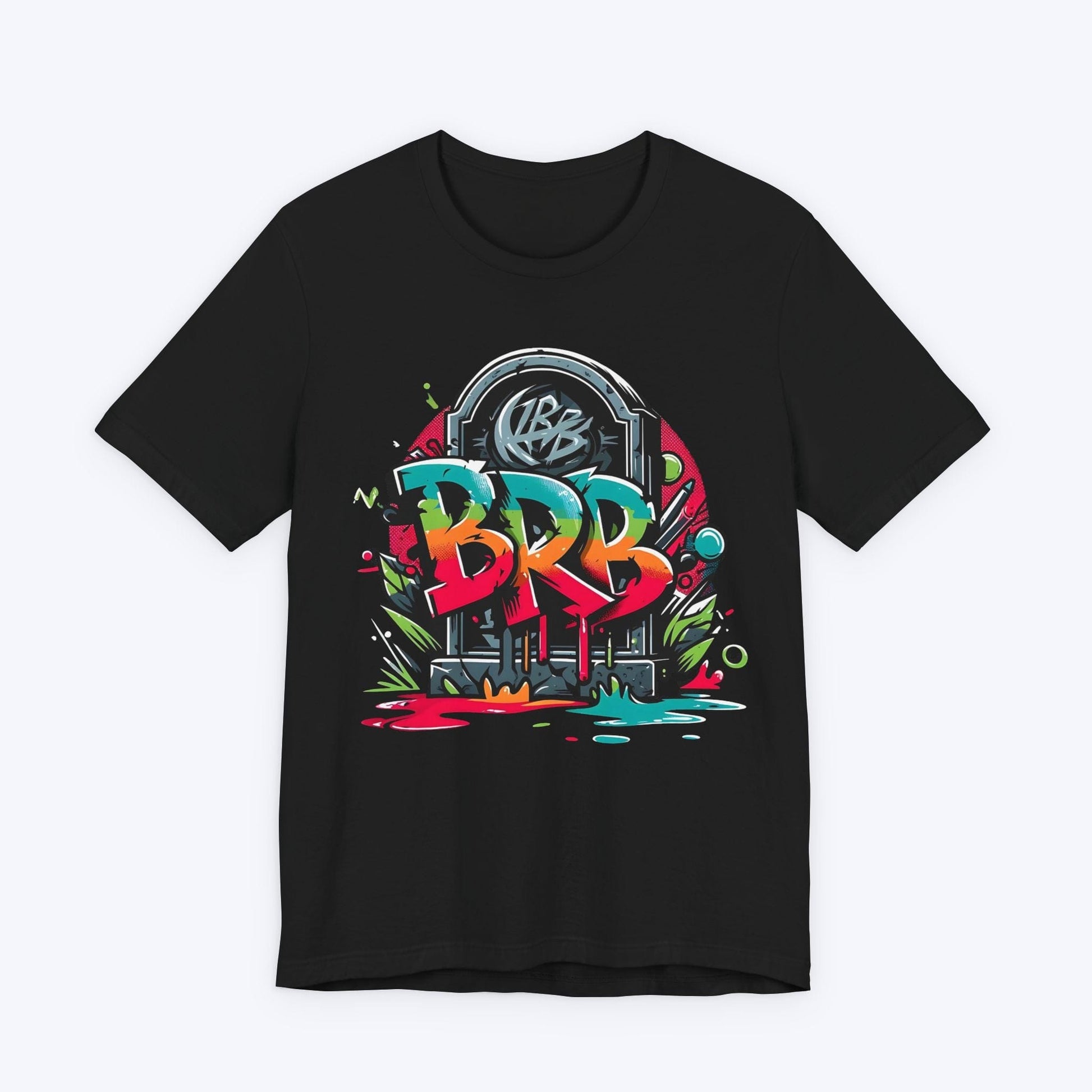 T-Shirt Black / S Be Right Back (Tombstone) T-shirt